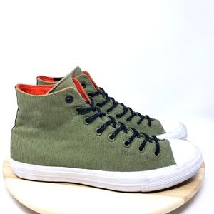 Converse Unisex Ctas II Hi 153535C Sneakers Fatigue Green Lunarlon Men's 11.5
